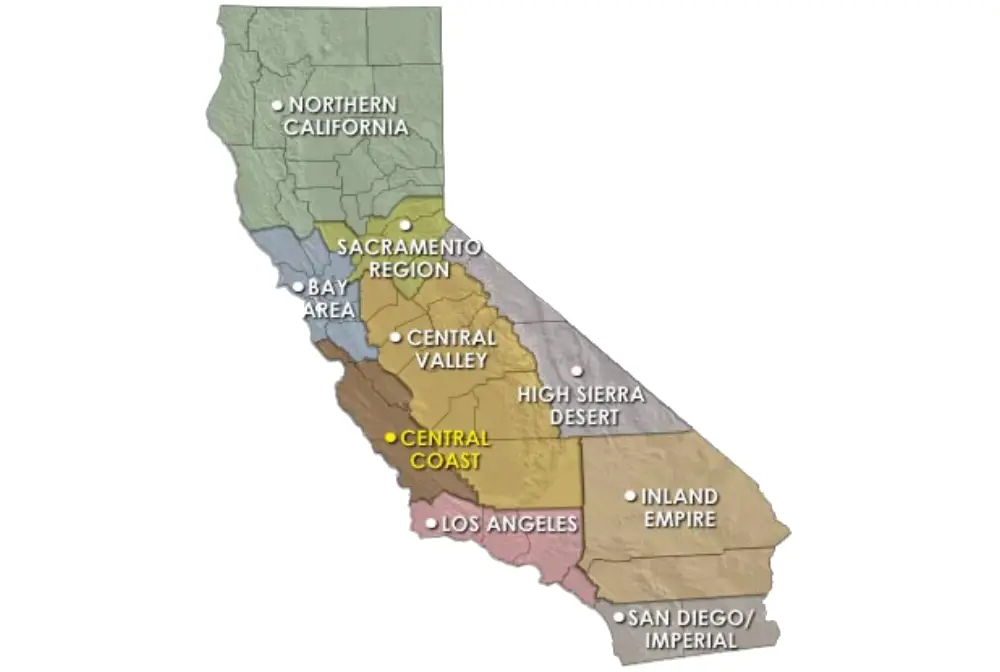 Greater Sacramento and Northern California map